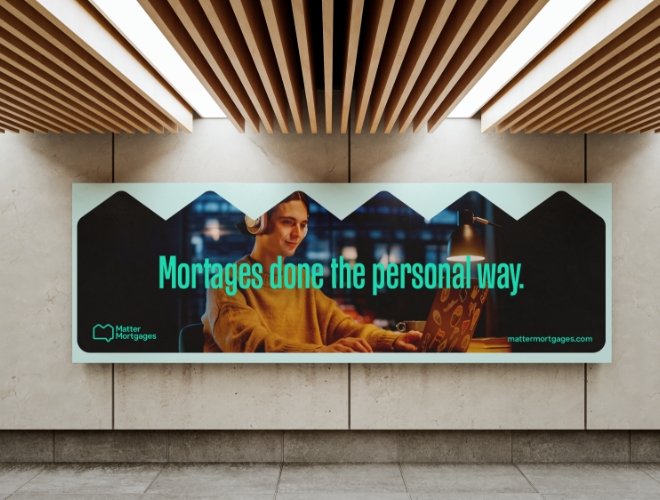 Matter Mortgages brand creation and identity by Yellow Circle