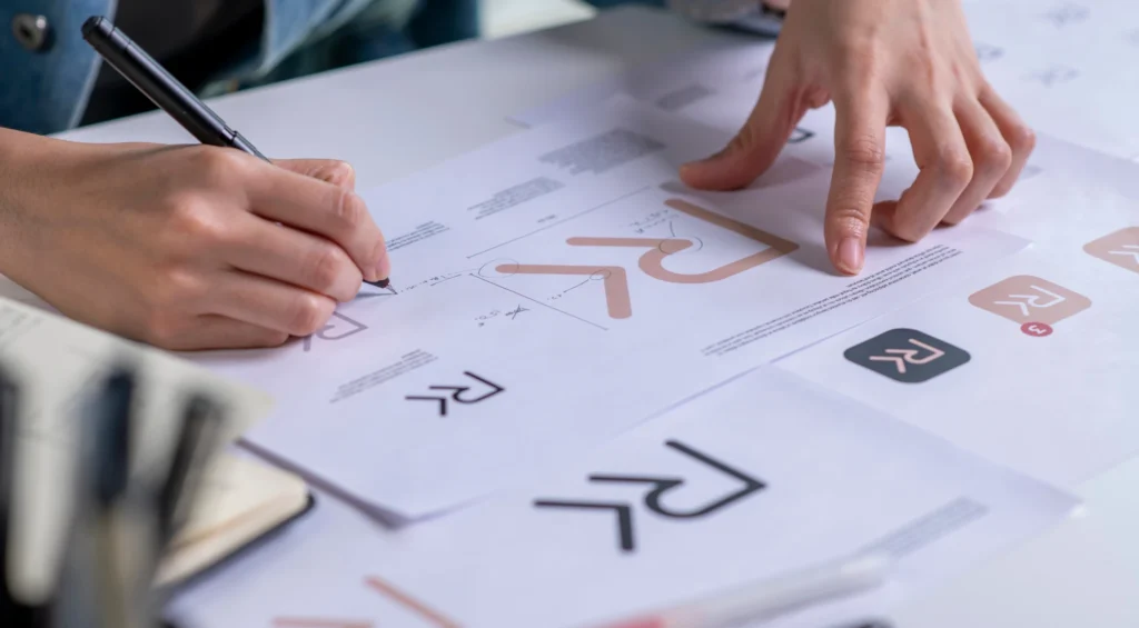 A featured image for our article explaining how to design a logo