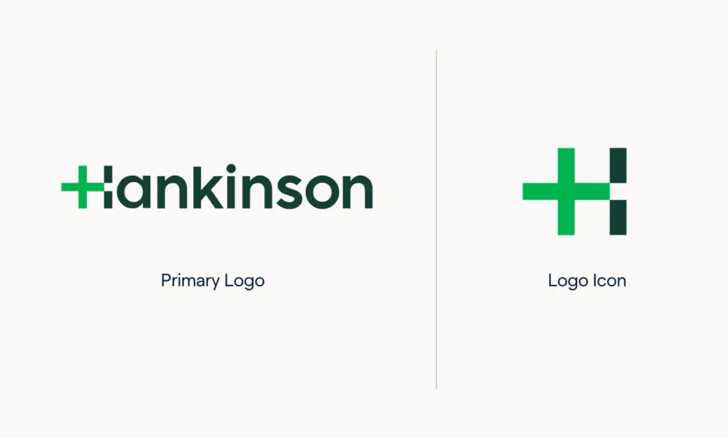 A logo for Hankinson designed by Yellow Circle