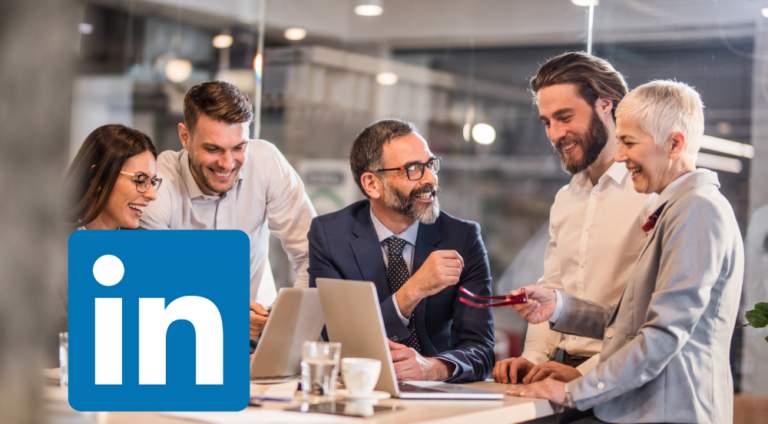 Marketing team working on a LinkedIn marketing project.LinkedIn Algorithm Changes & What it Means for Marketing Directors