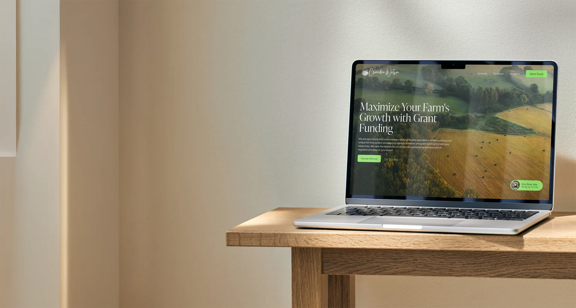 website design for horticulture organisation from a web design west midlands agency