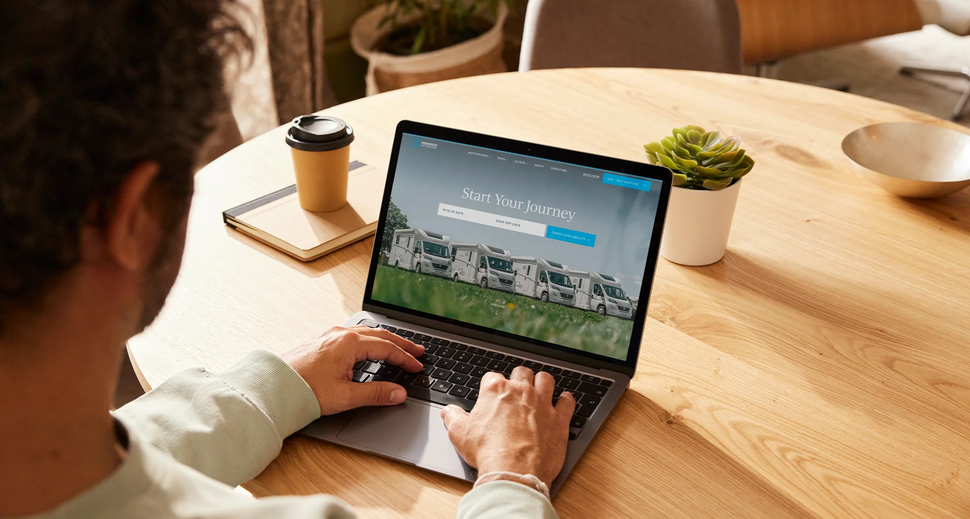 web design staffordshire business shown on laptop